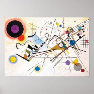 Póster Composición 8   Kandinsky