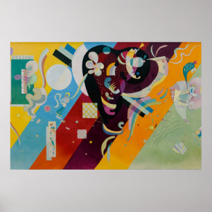 Póster Composición 9 de Wassily Kandinsky Pintura abstrac