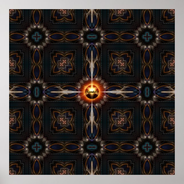 Póster Composición artística radical imperial (Frente)
