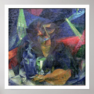 Póster Composición con la figura de una mujer, 1912