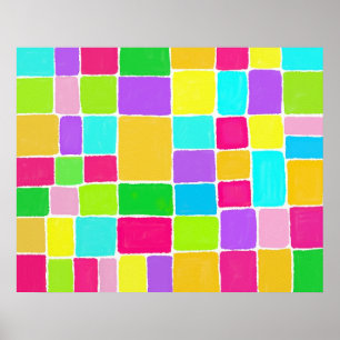 Póster Composición de acuarela