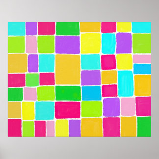 Póster Composición de acuarela