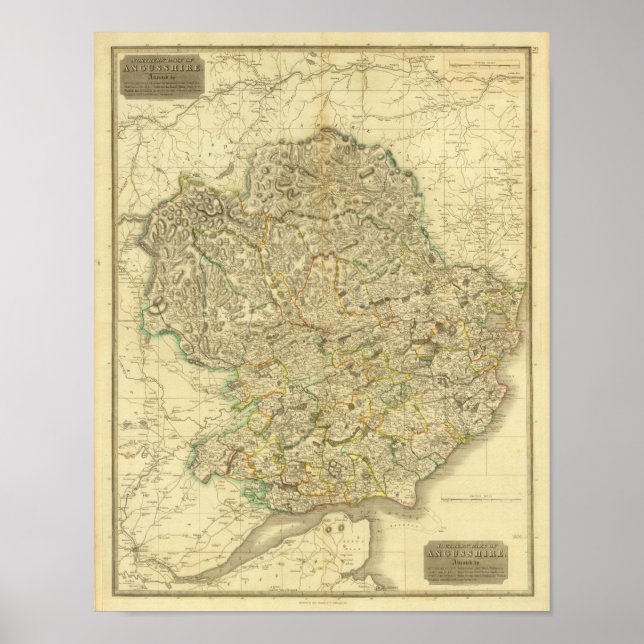 Póster Composición de Angusshire (Frente)