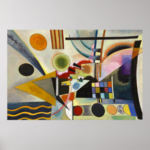 Póster Composición de Kandinsky pintura abstracta