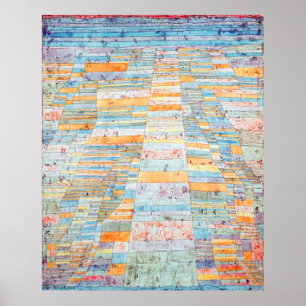 Póster Composición De Paul Klee En Un Círculo