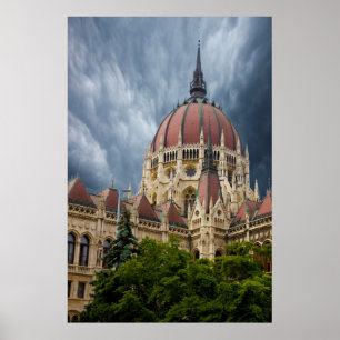 Póster Composición del edificio del Parlamento