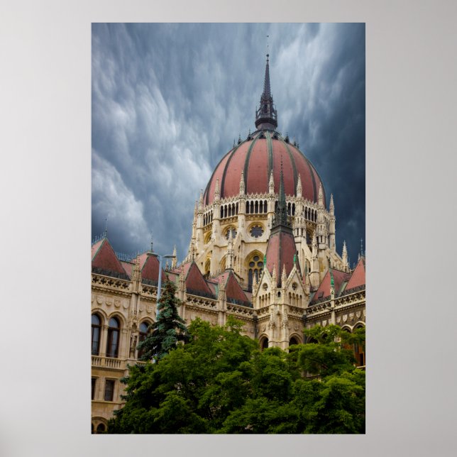 Póster Composición del edificio del Parlamento (Frente)