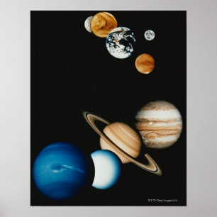 Póster Composición del planeta