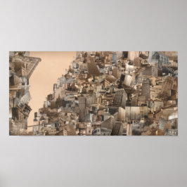 Póster Composición FLommista Nº9 "metrópolis"