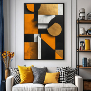 Póster Composición geométrica de lujo