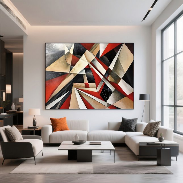 Póster Composición geométrica dinámica (Subido por el creador)