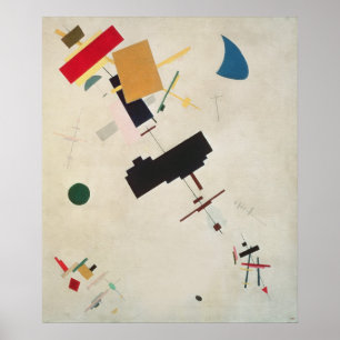 Póster Composición No.56, 1936 de Suprematist