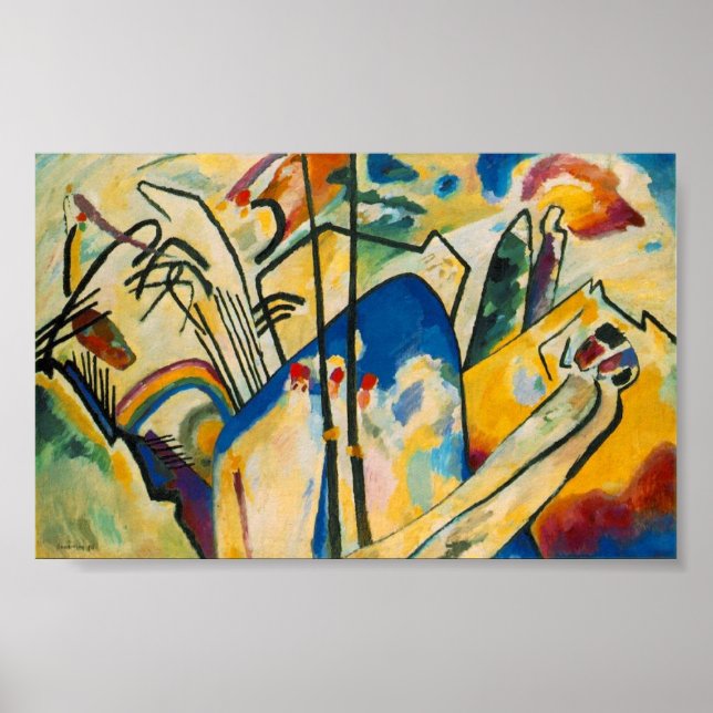 Póster Composición número cuatro (Frente)