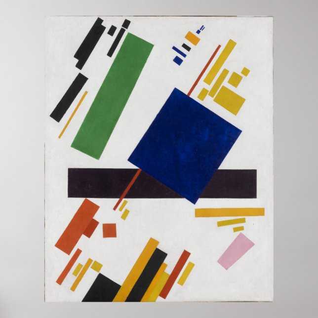 Póster Composición suprema de Kazimir Malevich 1916 (Frente)