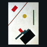 Póster Composición Suprematista, 1915<br><div class="desc">Composición Suprematista,  1915 | por Kazimir Severinovich Malevich | Ubicación del arte: Museo de Arte,  Tula,  Rusia | Artista ruso | Número de colección de imágenes: BAL89324</div>
