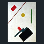 Póster Composición Suprematista, 1915<br><div class="desc">Composición Suprematista, 1915 | por Kazimir Severinovich Malevich | Ubicación del arte: Museo de Arte, Tula, Rusia | Artista ruso | Número de colección de imágenes: BAL89324</div>