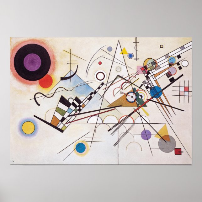 Póster Composición viii (Frente)