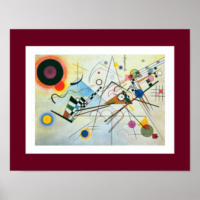 Póster Composición VIII de Wassily Kandinsky (Frente)