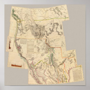 Póster Composite Western United States