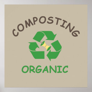 Póster compost compostaje compostador agricultura orgánic