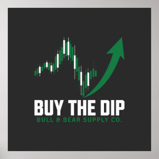 Póster Compra la Caída — Edición para traders de Crypto y