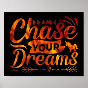 Póster COMPRA TU DREAMS regalo de presupuesto motivaciona