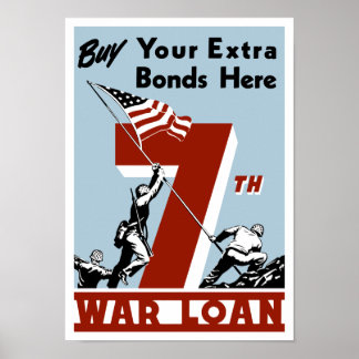 Póster Compra Tus Bonos Extra Aquí 7 Préstamo De Guerra