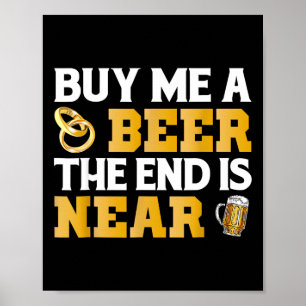 Póster ¡Cómprame Una Cerveza! Cerca De La Fiesta De Bache
