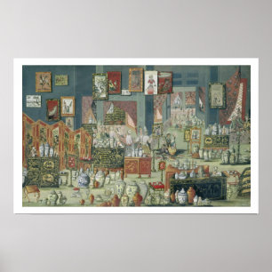 Póster Comprar artículos chinos a mediados del siglo XVII