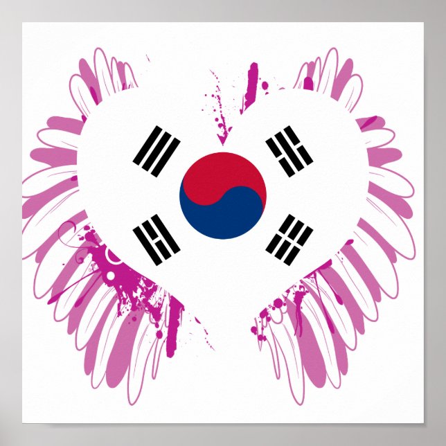 Póster Comprar bandera de Corea del Sur (Frente)