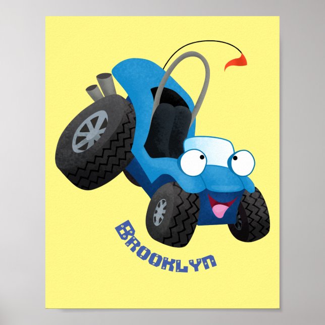 Póster Cómprate dune buggy fuera del personalizado del ve (Frente)