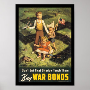 Póster Compre la guerra mundial de los enlaces de guerra