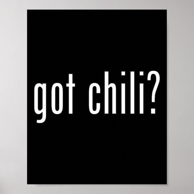 Póster Comprendieron a Chili Funny Bbq Cook (Frente)