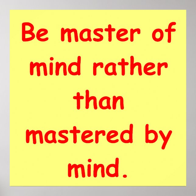 Póster comprensión de zen (Frente)