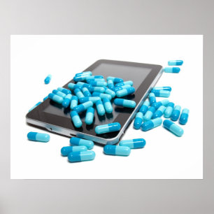 Póster Comprimidos y pastillas
