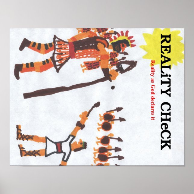 Póster Comprobación de la realidad - David & Goliath (Frente)