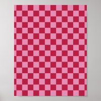 Comprobar el patrón de magenta y rosado