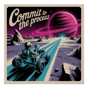 Póster Comprometerse Con El Proceso