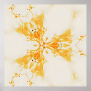 Póster Comprometido con un pasado abstracto