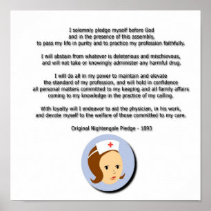 Póster Compromiso de Florence Nightingale