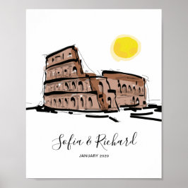 Póster Compromiso, propuesta, regalo de pareja de anivers