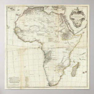 Póster Compuesto de África