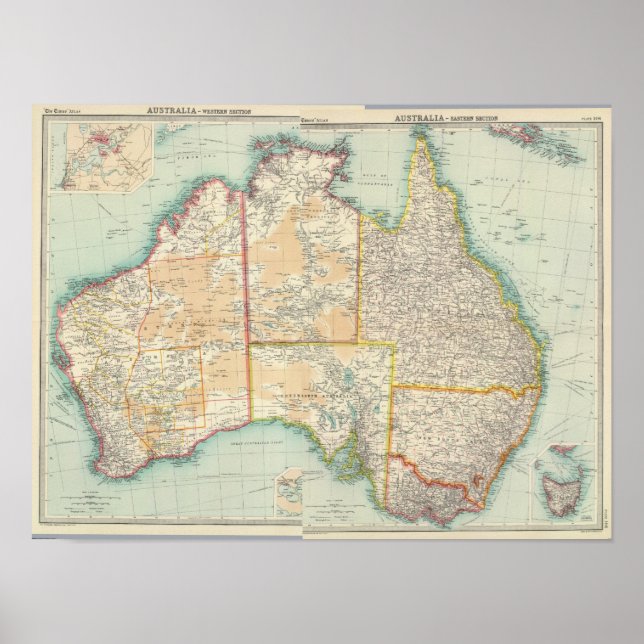 Póster Compuesto de Australia (Frente)