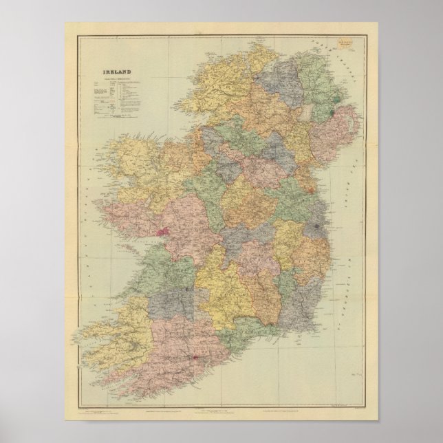 Póster Compuesto de Irlanda 2 (Frente)