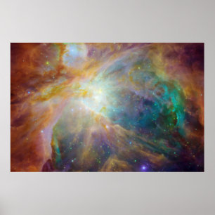 Póster Compuesto de la nebulosa de Orión