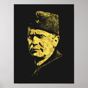 Póster Compuesto Josip Broz Tito Compuesto Presidente de 