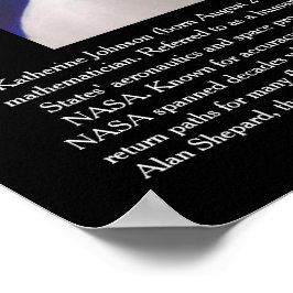 Póster Computadora humana: Katherine Johnson