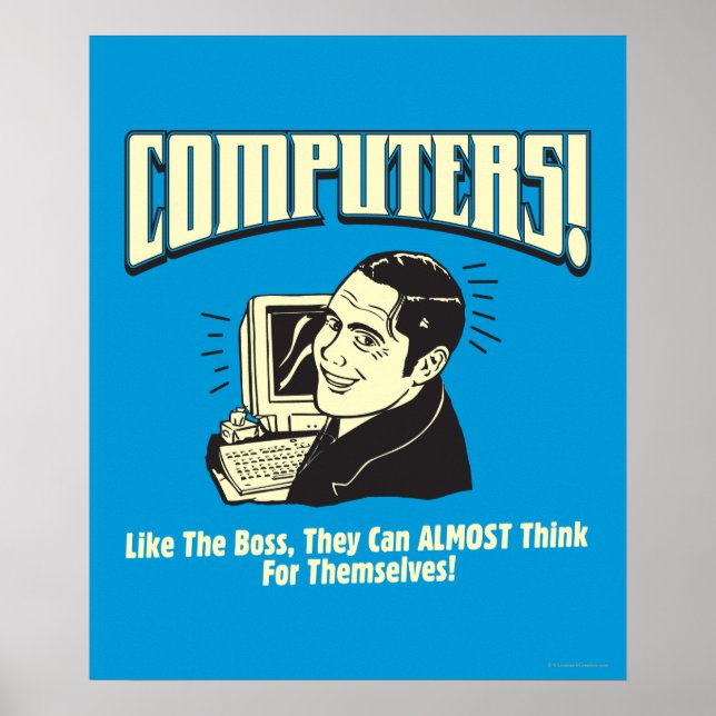 Póster Computadoras: como el jefe (Frente)