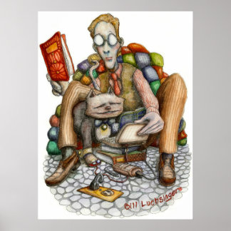 Póster Computer Cat - Poster