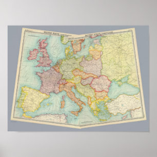 Póster Comunicaciones de Europa compuesta